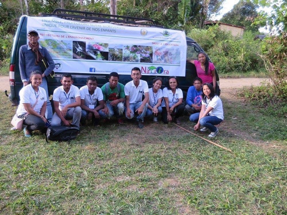 Jeunes engagés de Natiora pour la protection de l'environnement